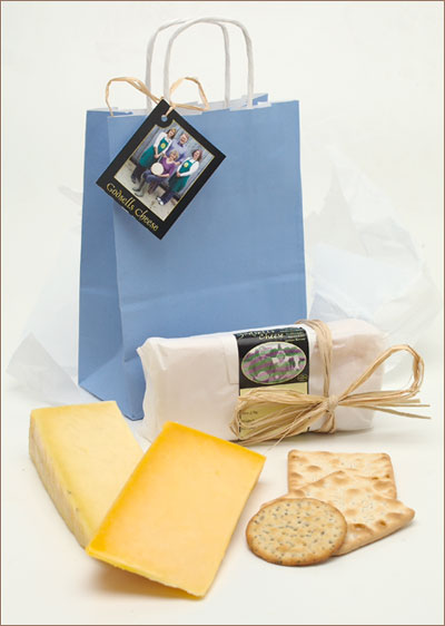 Great Gift Ideas from Godsells Cheese - The Gloucesters in a Blue Bag